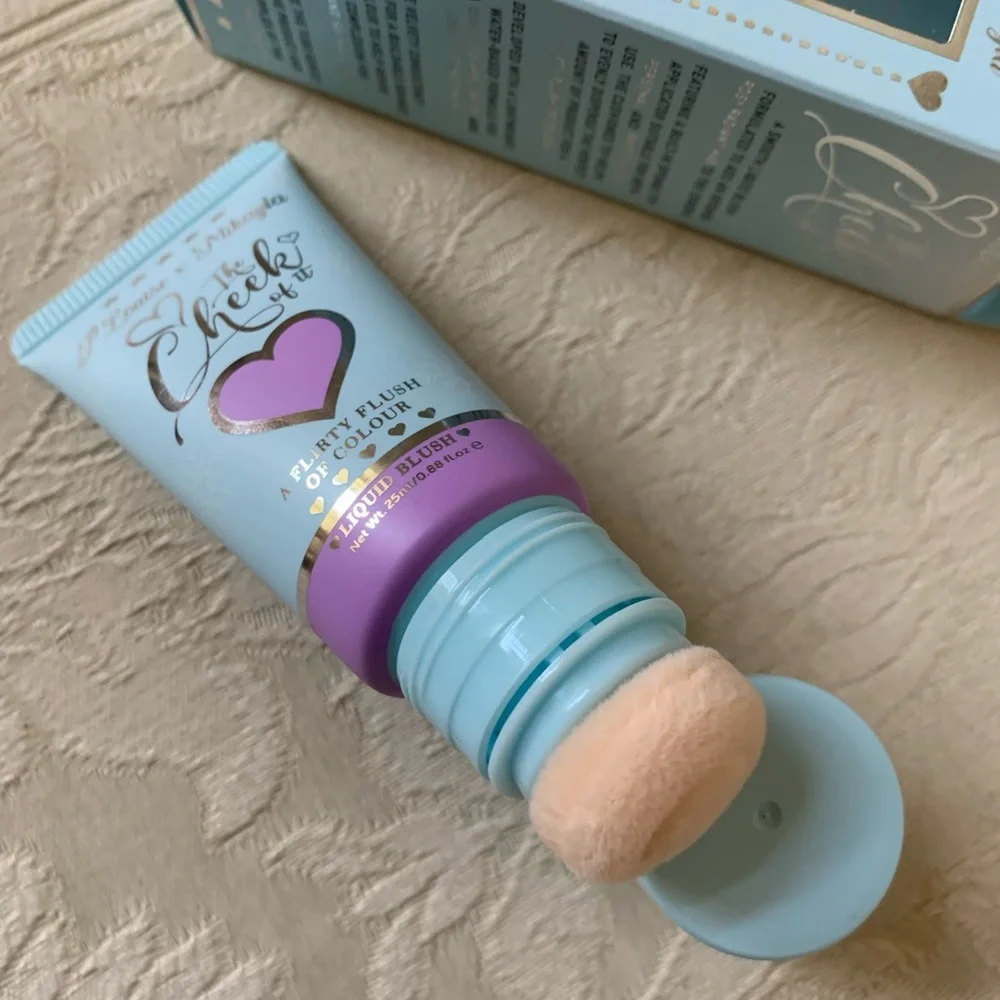 P. Louise x Mikayla The Cheek of It Liquid Cream Blush Very Violet BNIB